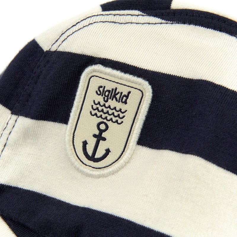 Size 040 Sigikid Καπέλο Ηλίου με γείσο και κορδόνια Ocean Friends