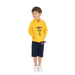 Sigikid Boys Pullover Sweatshirt Yellow - Size: 116 Sigikid Boys Pullover Sweatshirt Yellow - Size: 116