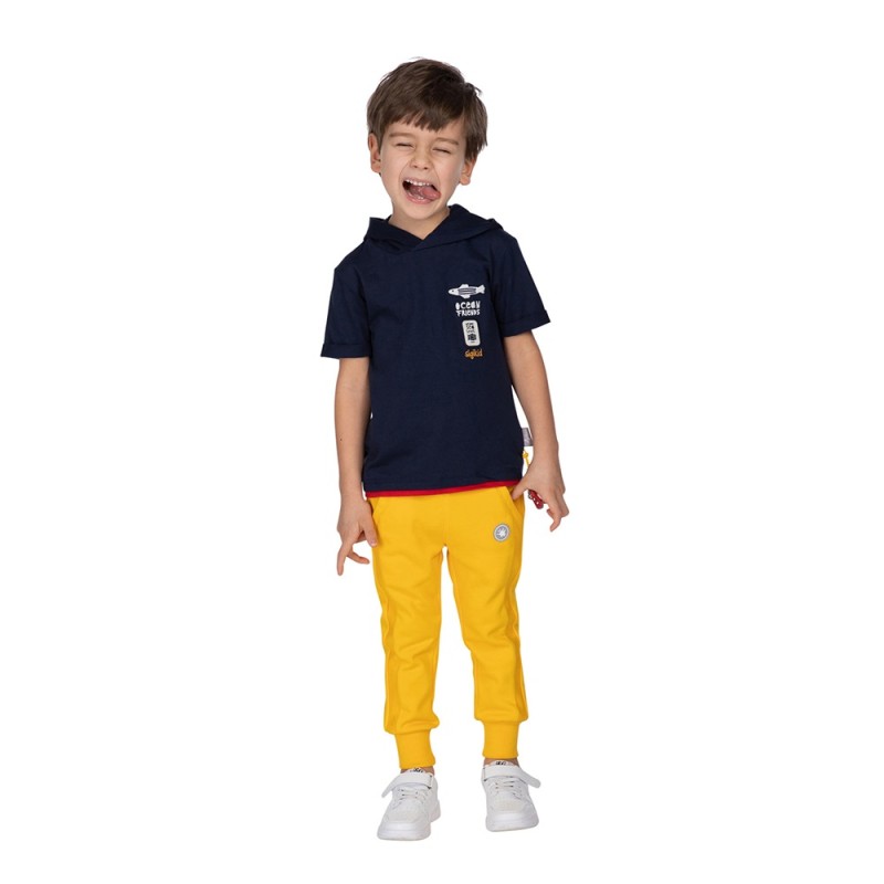 Size 116 Sigikid κοντομάνικο μπλουζάκι με κουκούλα μπλε Size 116 Sigikid κοντομάνικο μπλουζάκι με κουκούλα μπλε