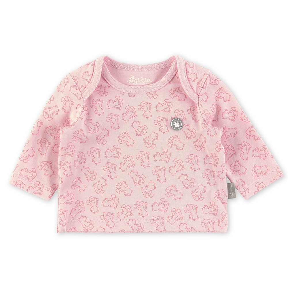 Sigikid Baby girl long sleeve pink, tiny bears Size 062