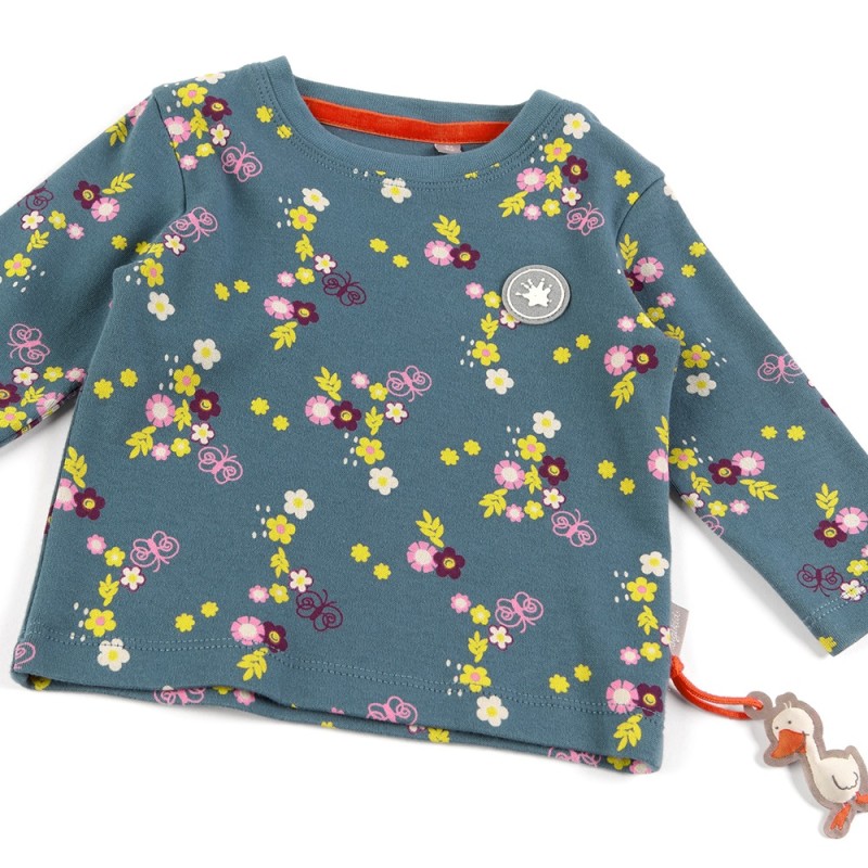 Size 092 Sigikid Μακρυμάνικο μπλουζάκι μπλε φλοράλ Size 092 Sigikid Μακρυμάνικο μπλουζάκι μπλε φλοράλ