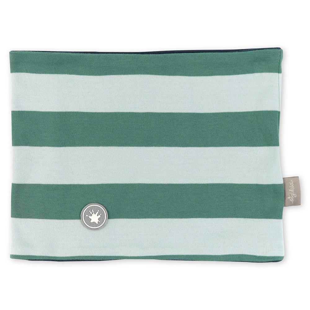 Sigikid Reversible neck gaiter for boys, blue/green Size ORI