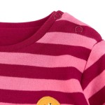 Size 086 Sigikid Φόρεμα δύο όψεων με εφέ φούστας και κέντημα μπορντό/ριγέ Size 086 Sigikid Φόρεμα δύο όψεων με εφέ φούστας και κέντημα μπορντό/ριγέ