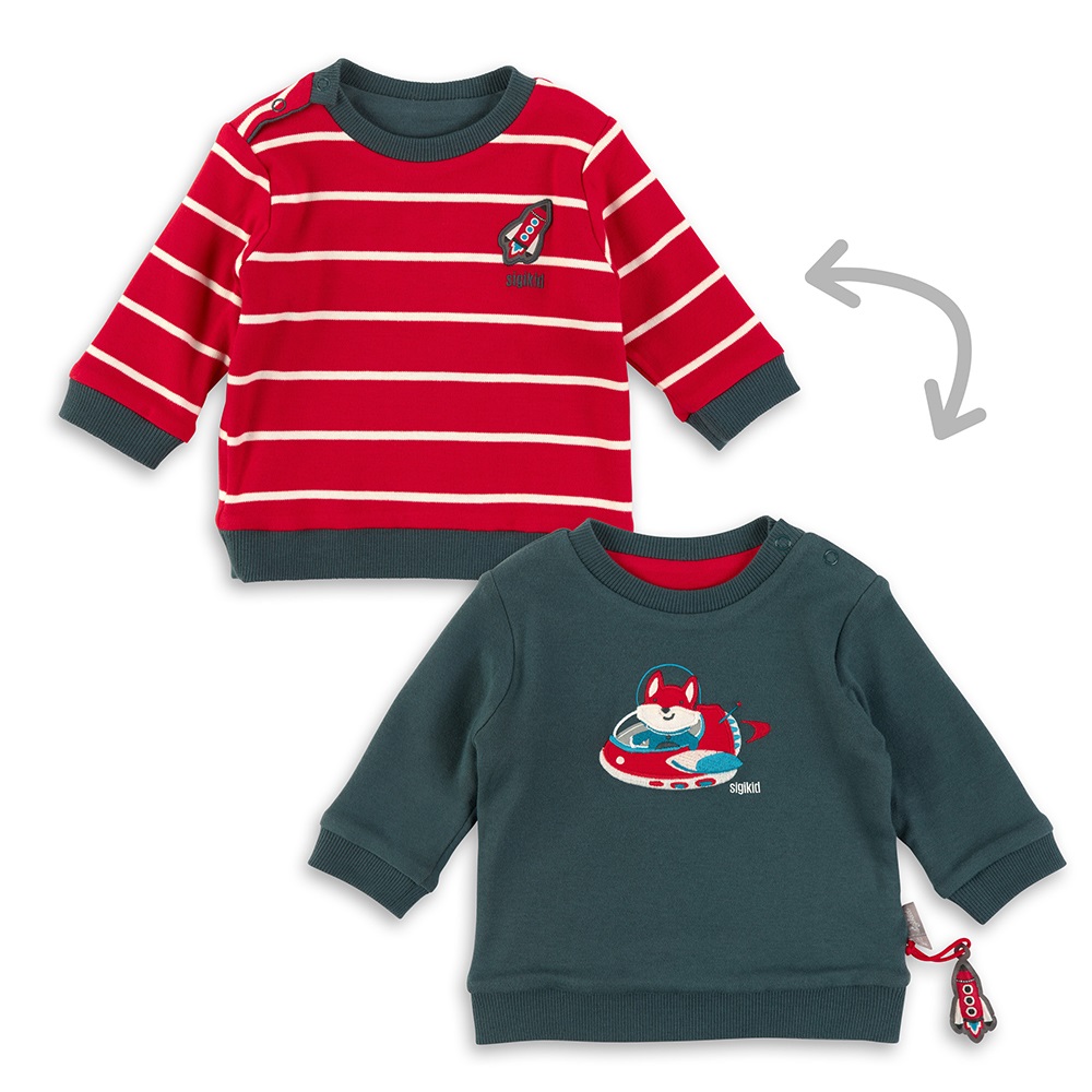 Sigikid Top reversible shirt, Baby Boys Size 080
