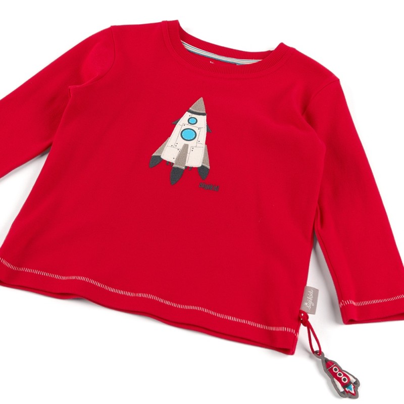 Size 128 Sigikid Μακρυμάνικο μπλουζάκι Rocket κόκκινο Size 128 Sigikid Μακρυμάνικο μπλουζάκι Rocket κόκκινο
