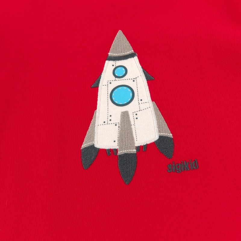 Size 128 Sigikid Μακρυμάνικο μπλουζάκι Rocket κόκκινο Size 128 Sigikid Μακρυμάνικο μπλουζάκι Rocket κόκκινο