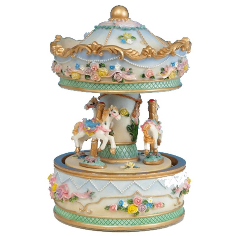 Carousel with flowers, 170 mm