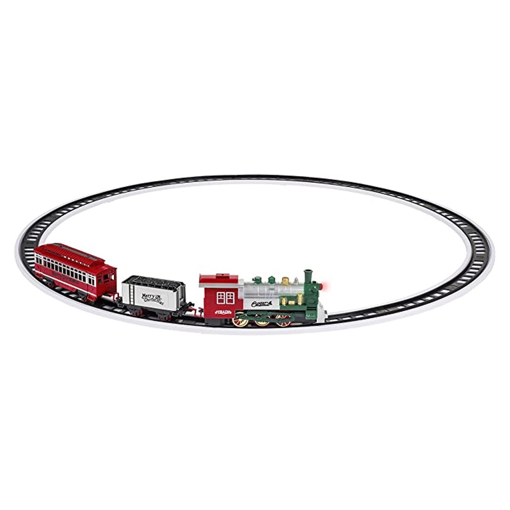Oversized Animated Train Around The Tree
