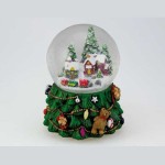 Χριστουγεννιάτικο Μουσικό Κουτί Χιονόμπαλα 'Χιονισμένο Τοπίο'