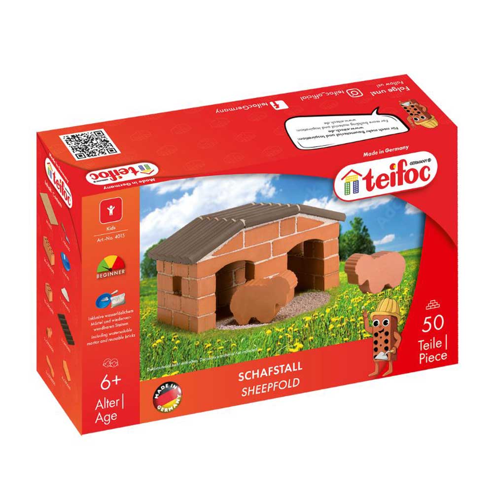 Teifoc Sheepfold - stone building set (50 parts)