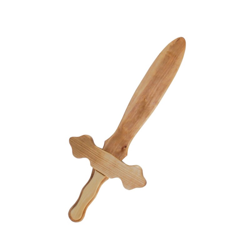 Σπαθί ξύλινο μεσαίο με σταυροειδή λαβή