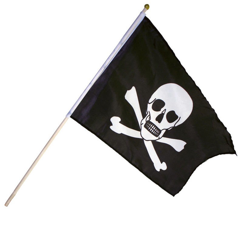 Σημαία Πειρατής με κοντάρι 30x45.