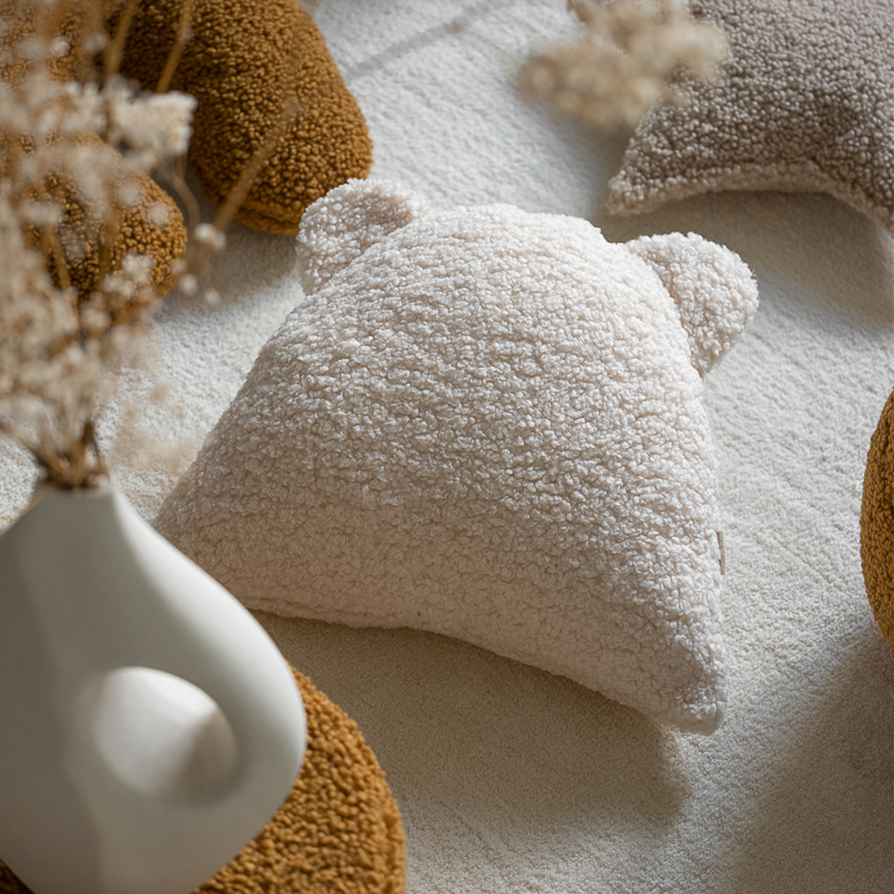 Wigiwama Cream White Bear Cushion