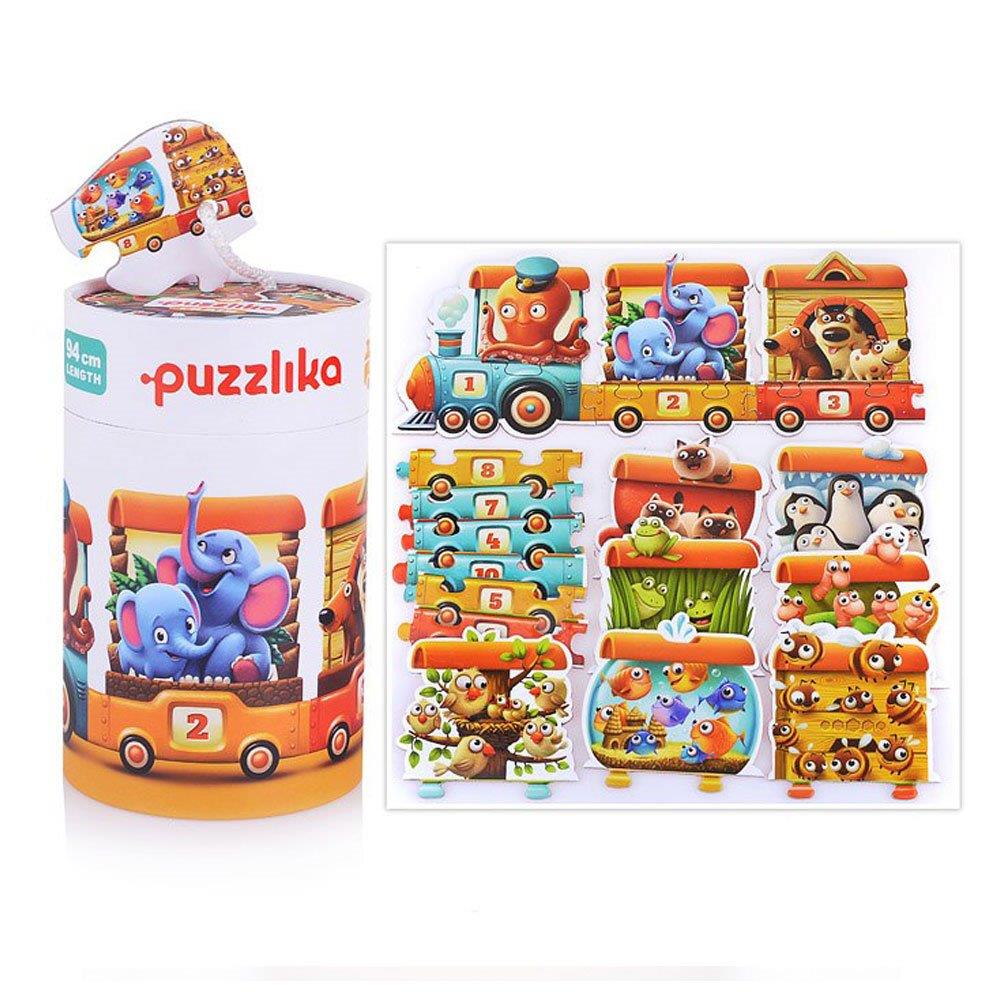 Cubika puzzle train