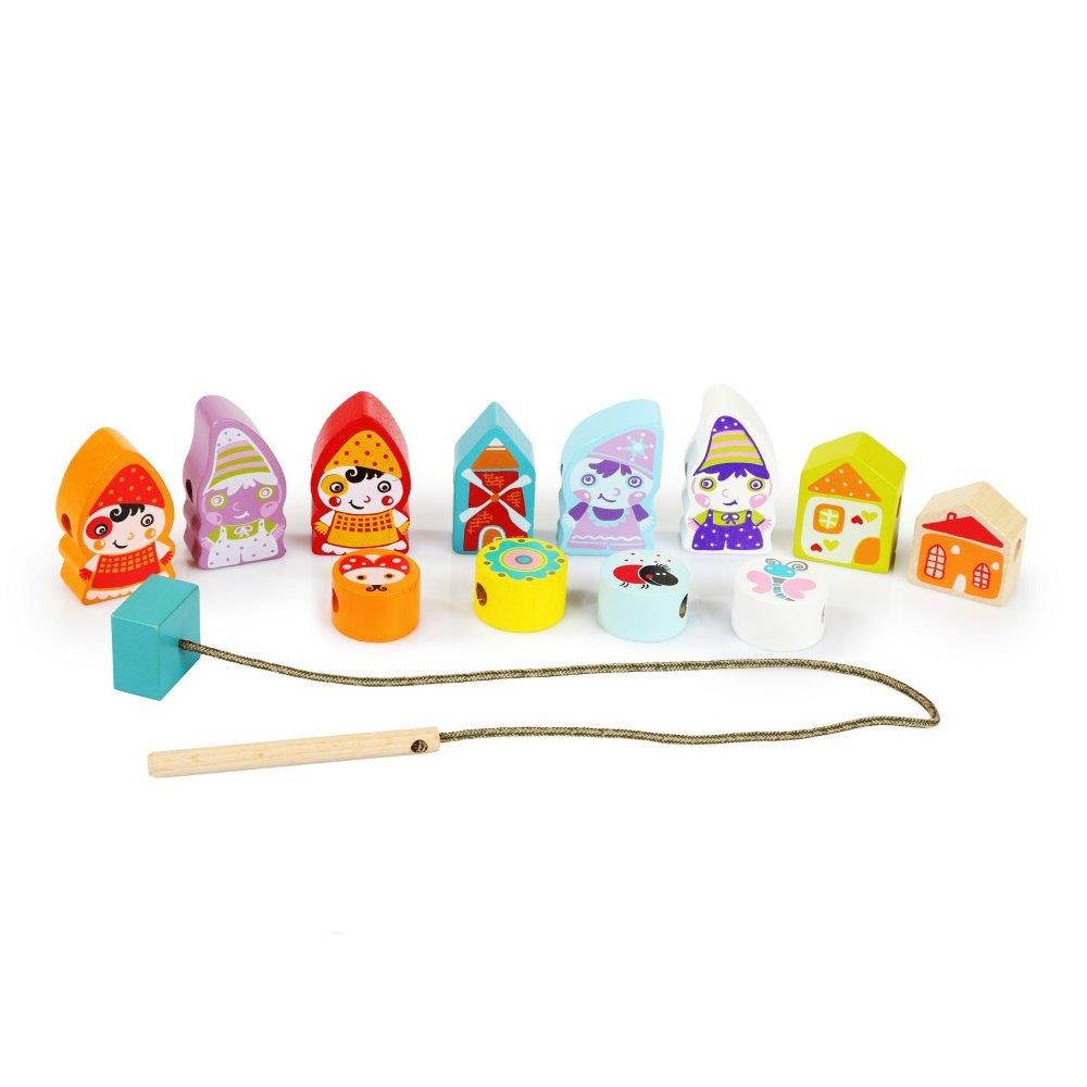 Cubika Happy dwarves lacing toy