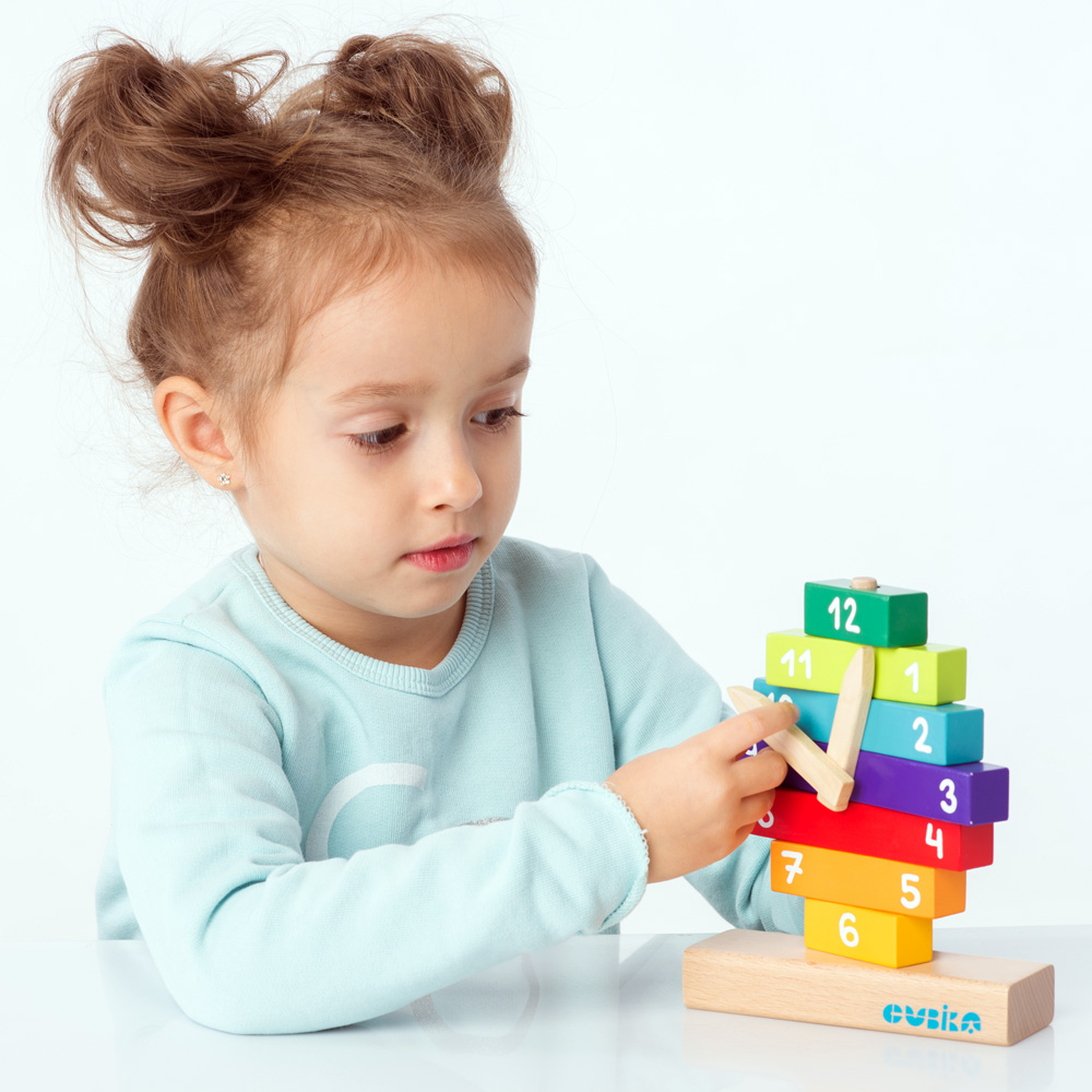 Cubika Wooden construction kit Watch 10 pcs