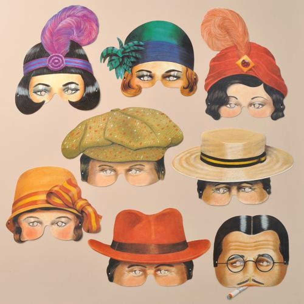 MASKS VICTORIAN 2 roaring twenties (Price per mask)