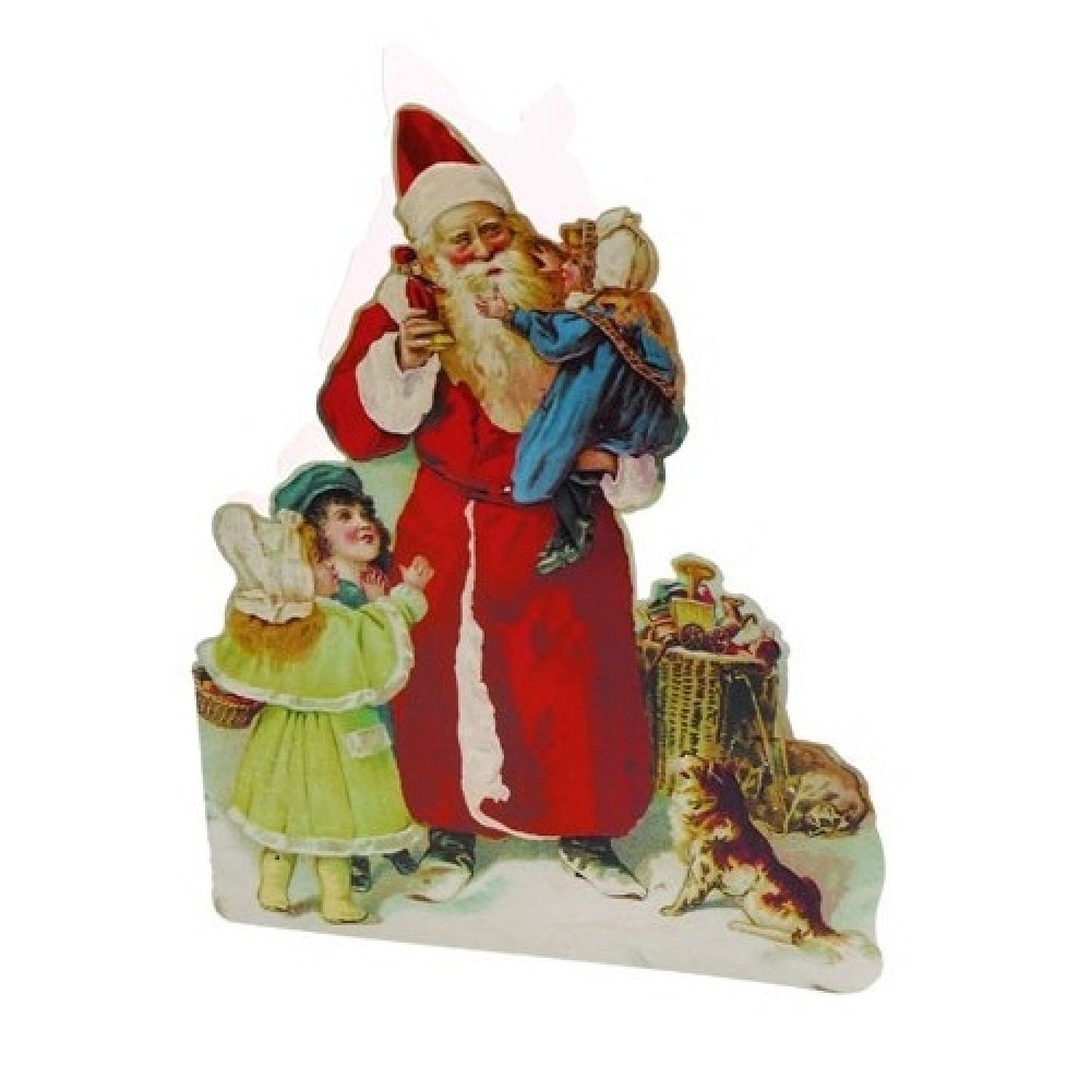 Christmas card A4 size embossed