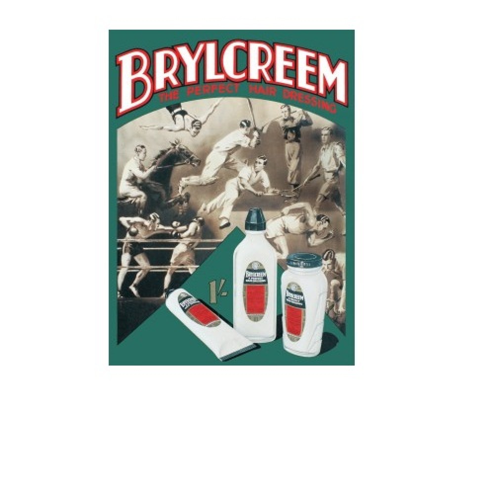 Μεταλλικό πίνακας διαφήμιση Brylcreem Sport