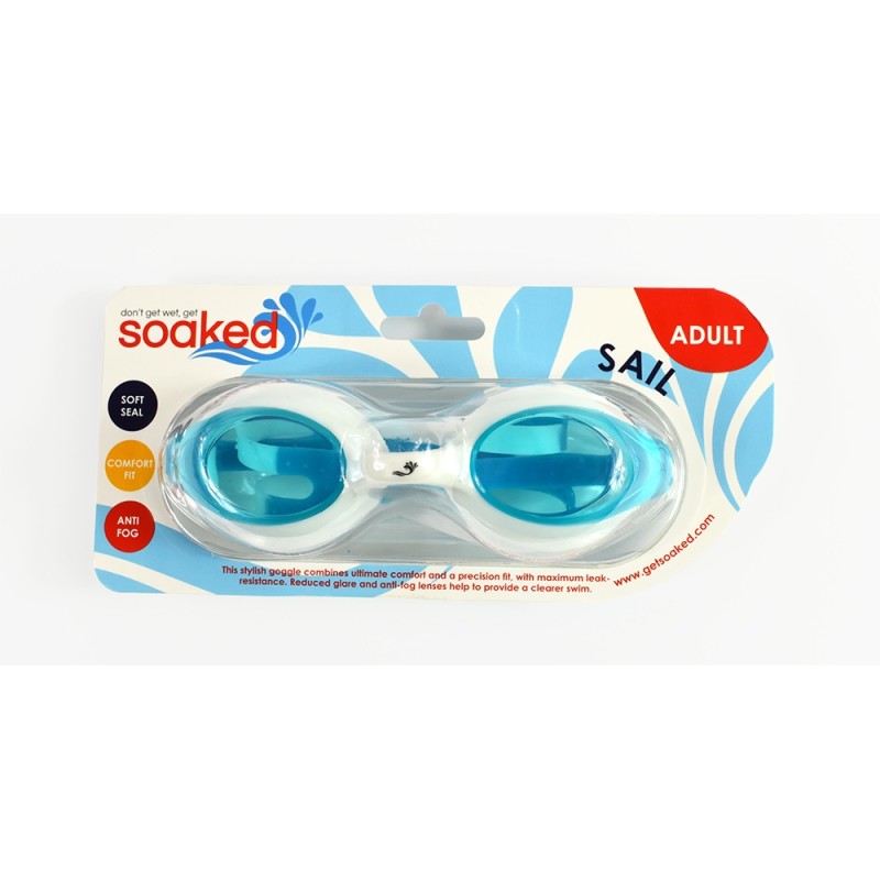 Splash Γυαλιά κολύμβησης ενηλίκων Soaked Sail μπλε