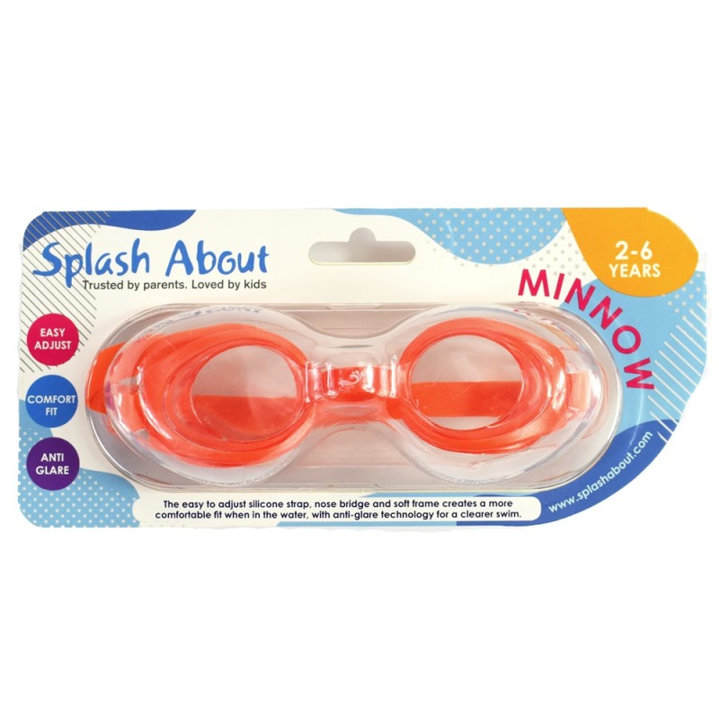 Splash Γυαλιά κολύμβησης Infant Minnow Orange 2-6 ετών