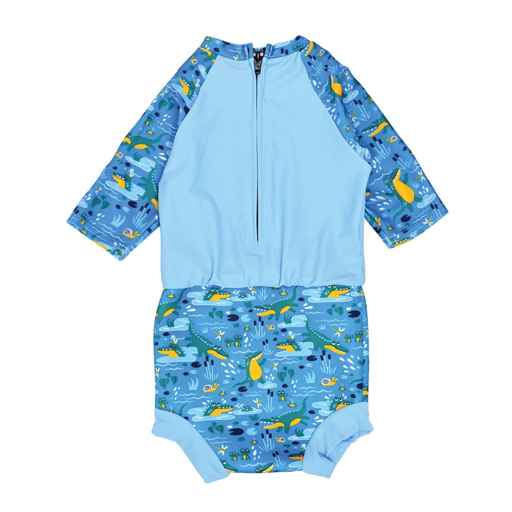 Splash Happy Nappy Sunsuit Crocodile Swamp
