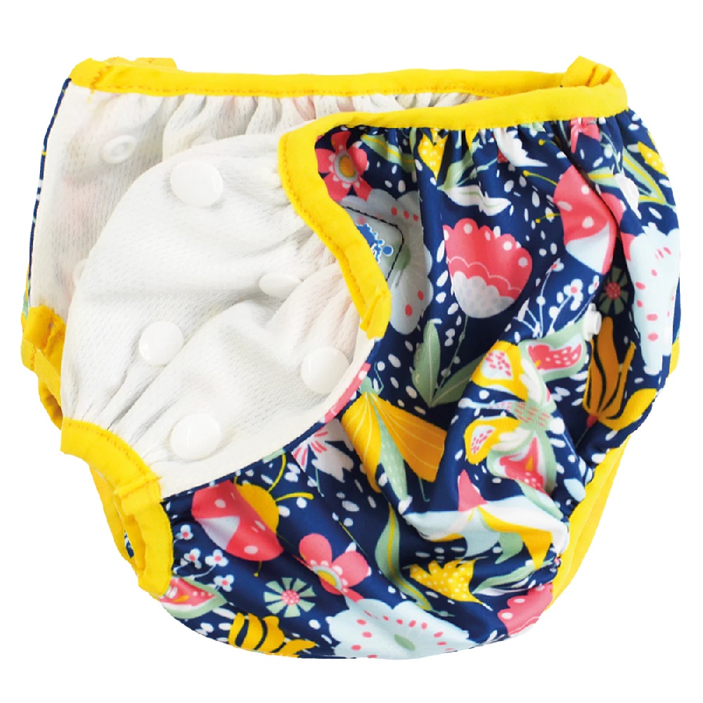 Splash Size Adjustable Swim Nappy Garden Delight
