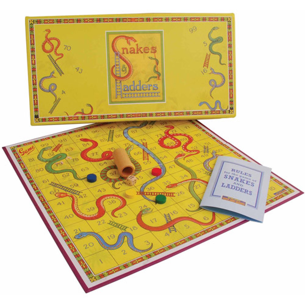 Board game Snakes and Ladders 1920 (Retro Games)