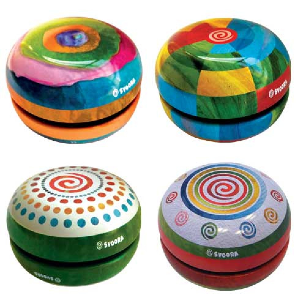 Svoora Tin Yo-Yo with Free Spin 'Fantasy' in 4 designs