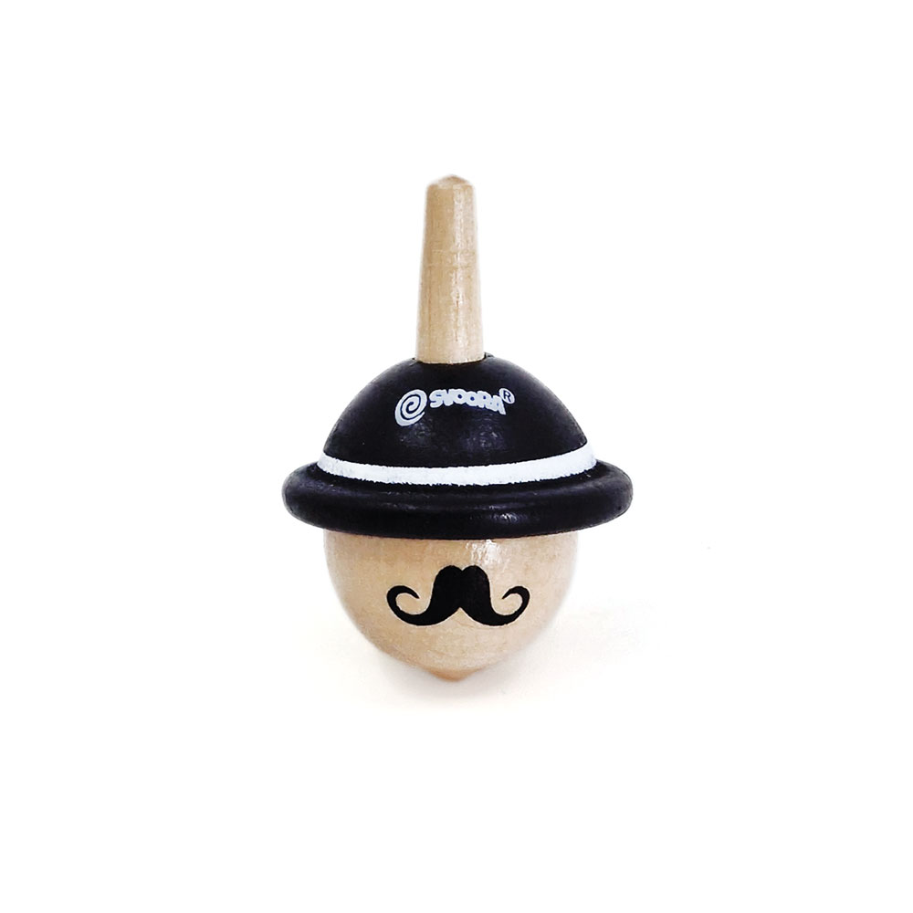 Svoora Wooden Top Spinning Hat: The Sir 5.5 cm