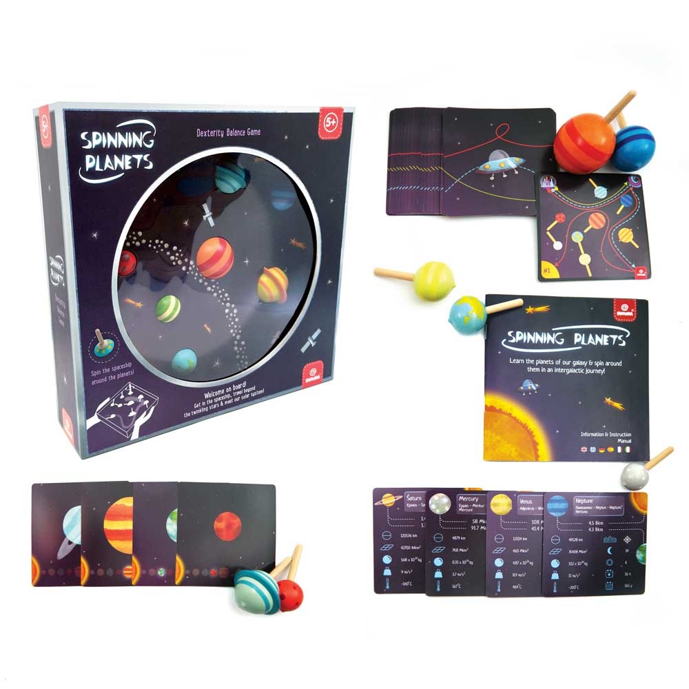 Svoora Spinning Planets Game Travel in our solar system