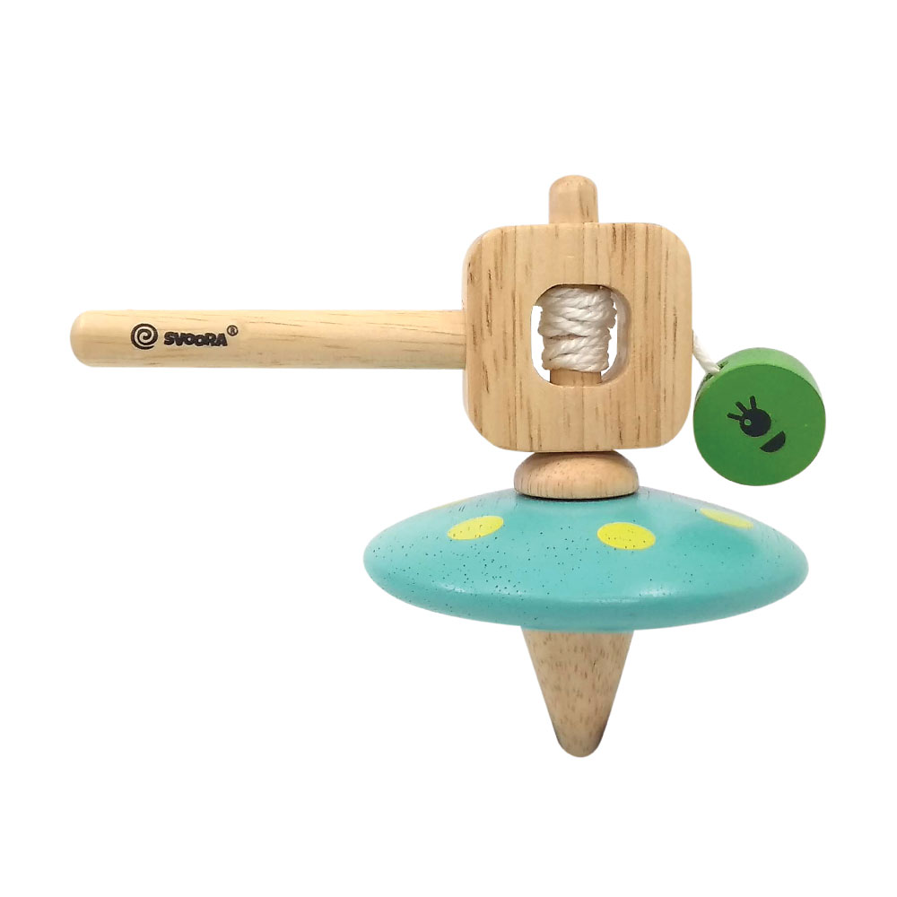 Svoora Spinning Top with Handle ‘UFO’