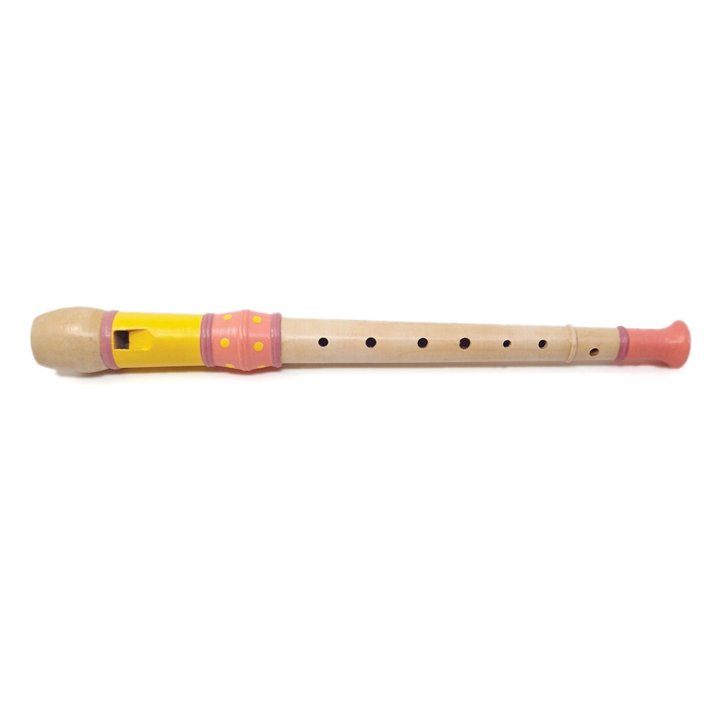 Svoora Wooden Flute ‘Peacock’ Yellow