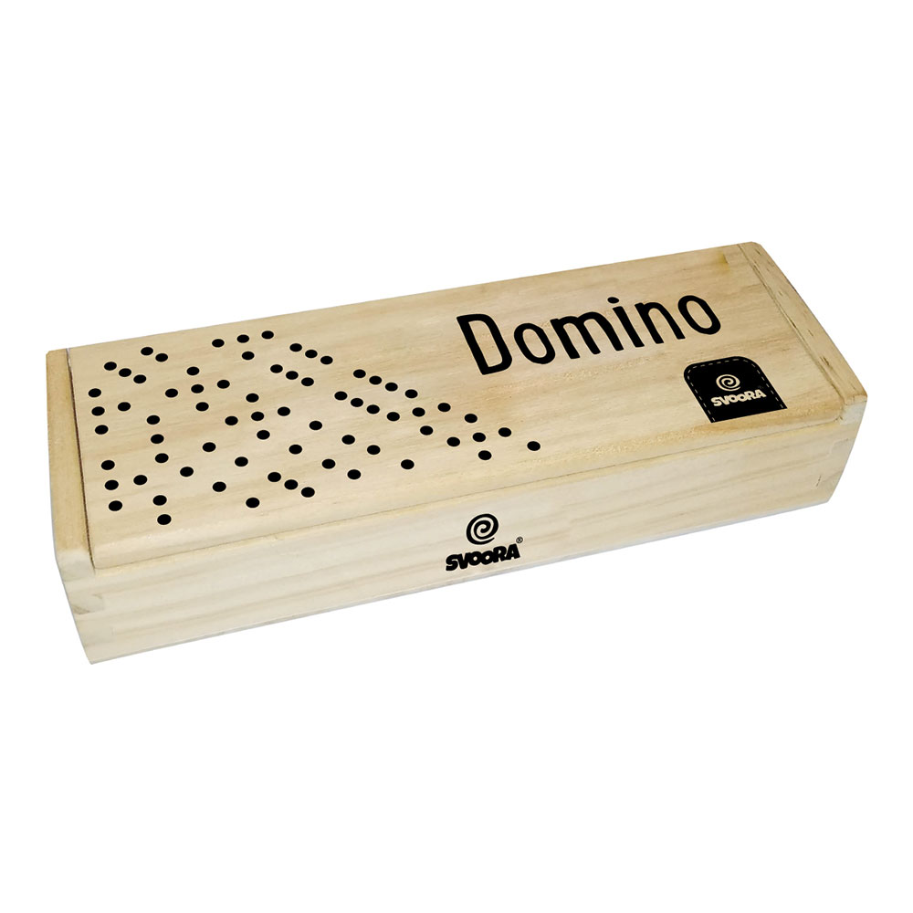 Svoora Domino in Wooden Case