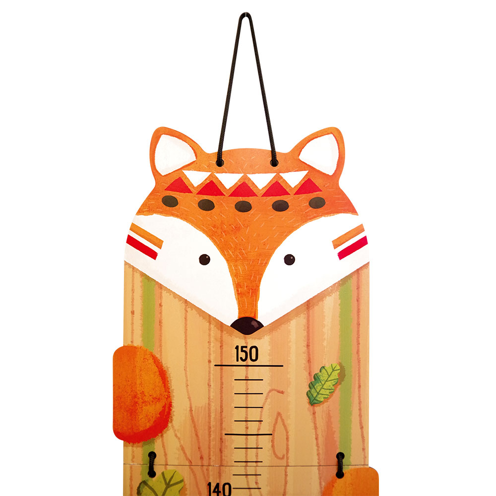 Svoora Childrens Growth Chart Indianimals Fox