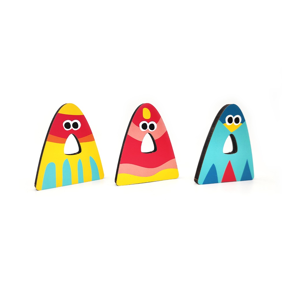 Svoora Wooden Greek Letter Circus 'Δ' in 3 designs