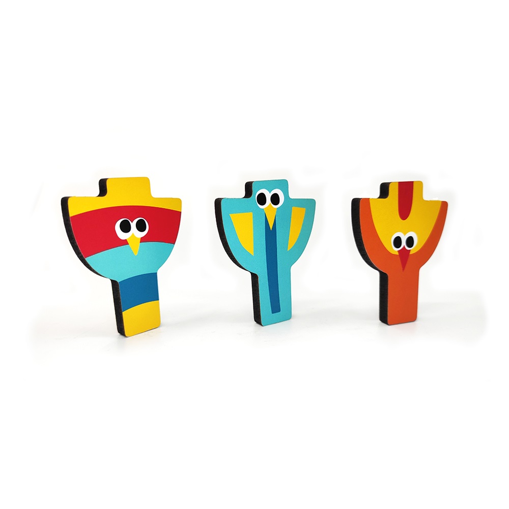 Svoora Wooden Greek Letter Circus 'Ψ' in 3 designs
