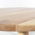 Svoora Παιδικό Τραπέζι Indianimals 22001 Διαμ 60 cm ξύλο μασίφ Rubberwood Πολύχρωμα Πόδια