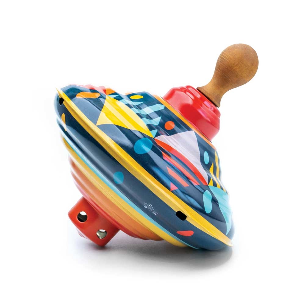 Svoora Spinning Top with Sound & Wooden Handle 'Confetti'