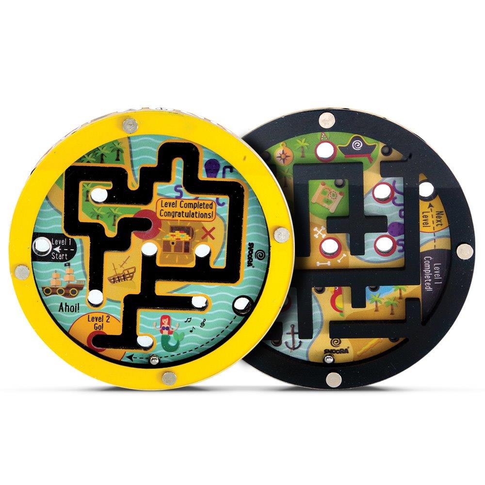 Svoora Wooden Double Disc Maze The pirate maze