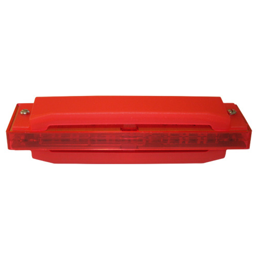 Red Harmonica with 20 tones and 10 holes