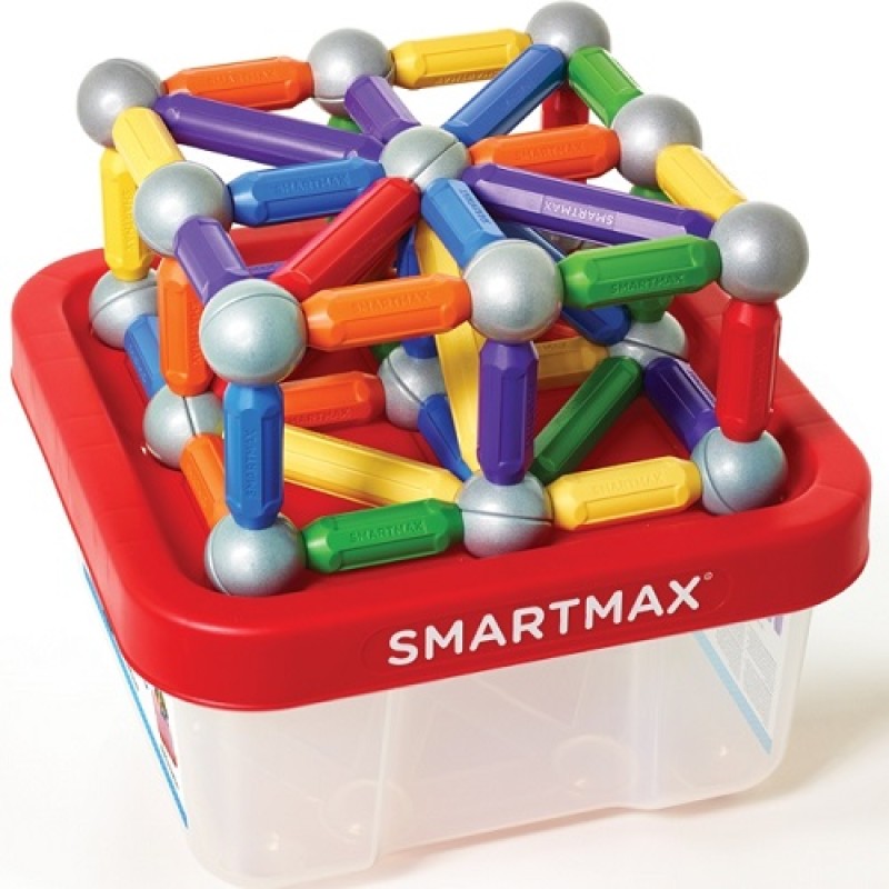 SmartMax κατασκευές με μαγνήτη Χτίζω και μαθαίνω 100 τεμ