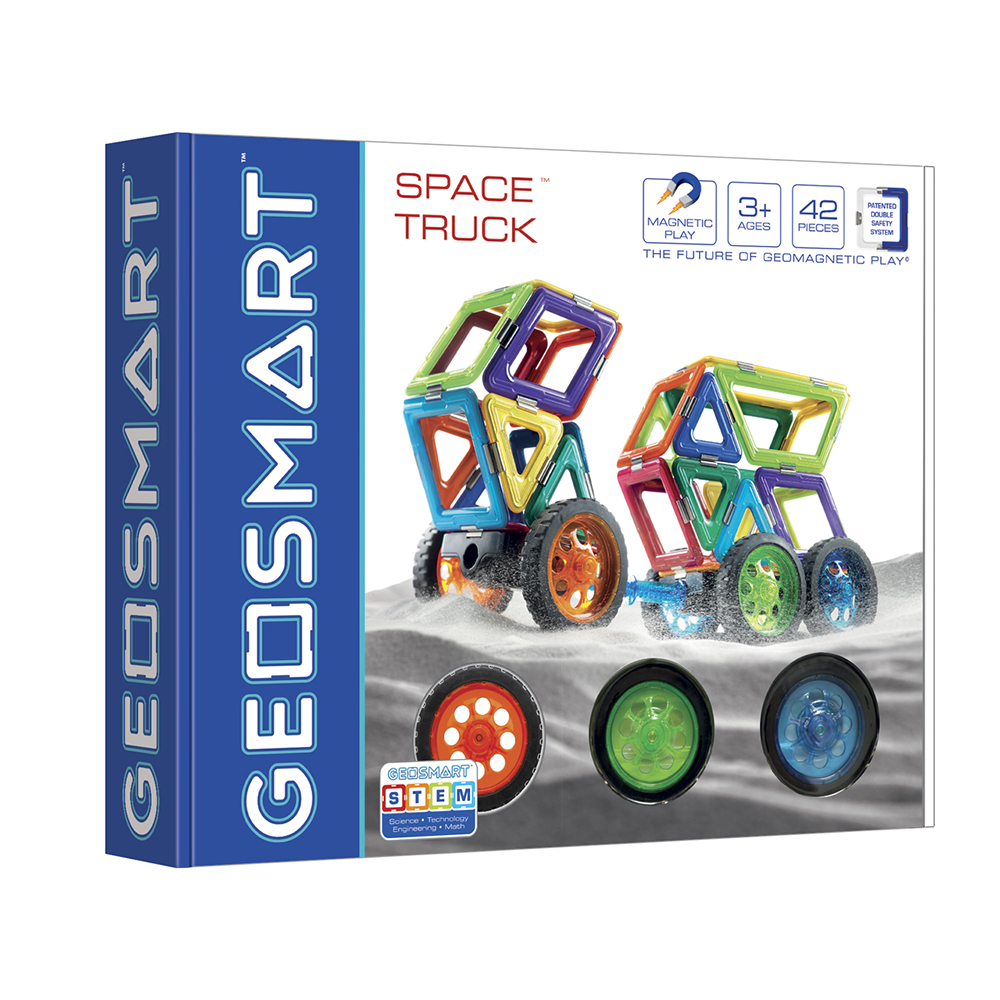 Geosmart κατασκευές με μαγνήτη Space Truck 43τμχ.