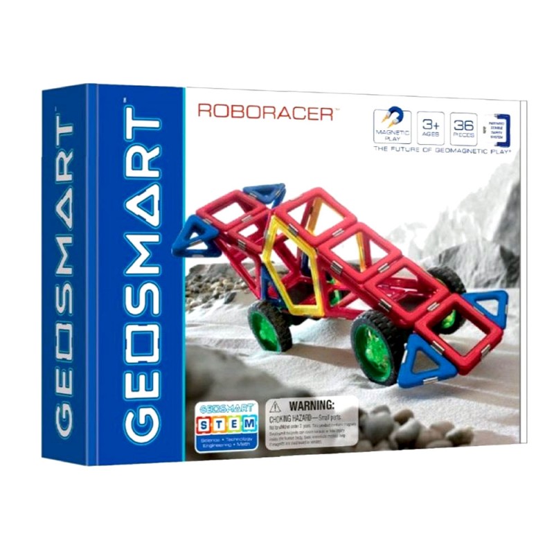 GeoSmart κατασκευές με μαγνήτη RoboRacer (36 τεμ)