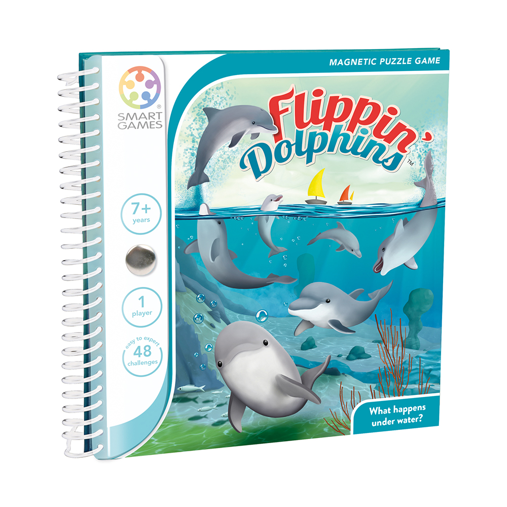 Smartgames επιτραπέζιο μαγνητικό Flippin Dolphins (48 challenges)