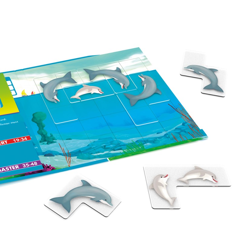 Smartgames επιτραπέζιο μαγνητικό Flippin Dolphins (48 challenges)