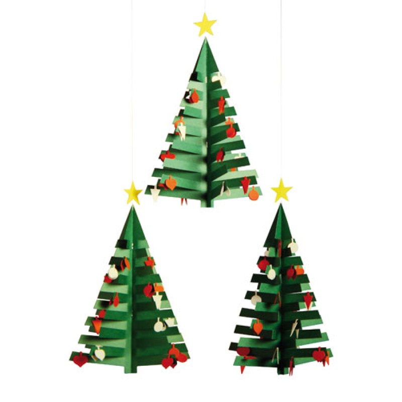 Flensted Μόμπιλε δένδρο ημερολόγιο Δεκεμβρίου τριπλό 47x27