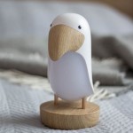Rabbit & Friends Φωτιστικό νυκτός - Ηχείο Bluetooth Λευκό πουλί