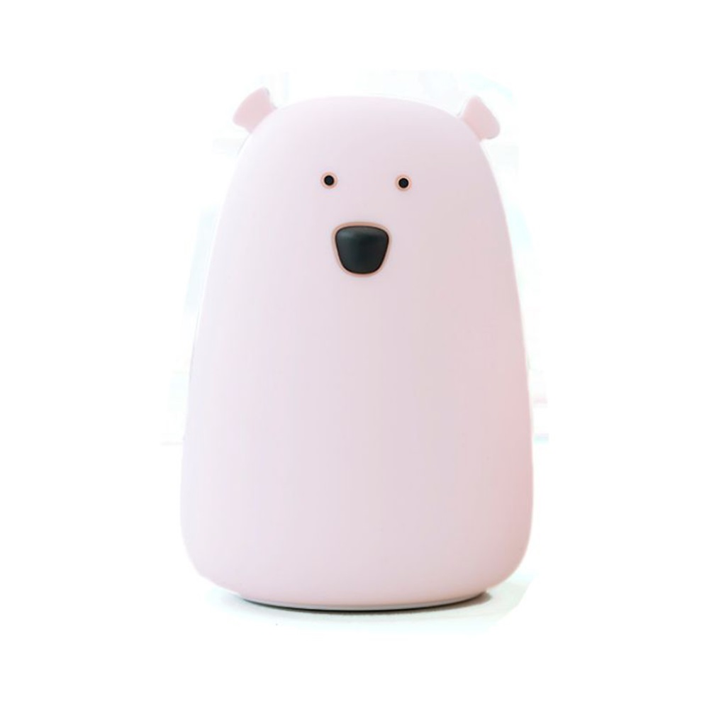 Rabbit & Friends lamp of a big teddy bear - pink