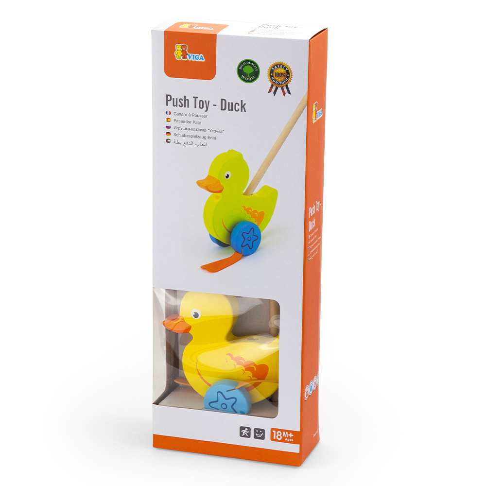 Viga Push Toy Duck